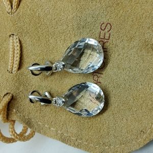 Omar Torres 925 Quartz Topaz Earrings